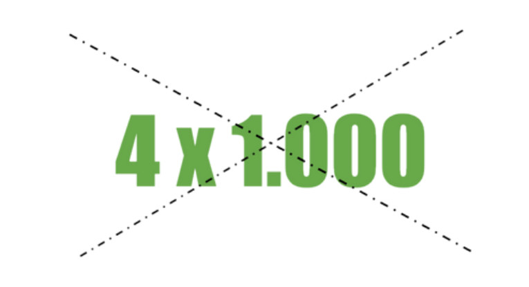 Eliminar el 4 x 1.000: ¿vale la pena?